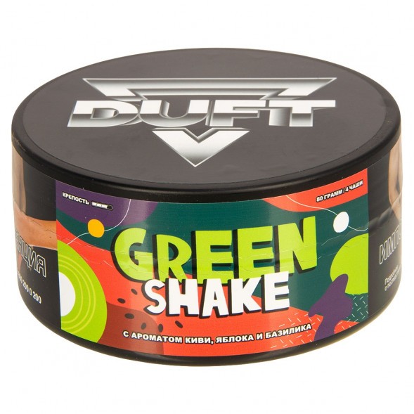 Табак Duft - Green Shake (Киви Яблоко Базилик, 80 грамм) купить в Барнауле