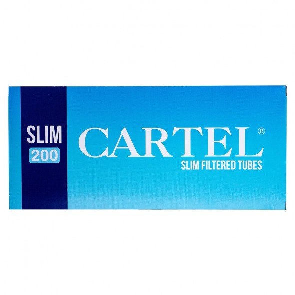 Гильзы сигаретные Cartel - Slim Blue 84x17мм (200 штук) купить в Барнауле