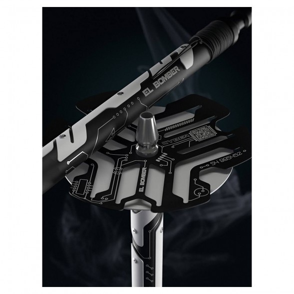 Кальян El Bomber - Sansara Cyber White (Линейка &quot;Designs&quot;, Без Колбы) купить в Барнауле