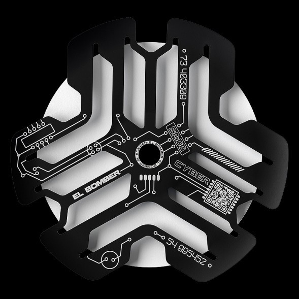 Кальян El Bomber - Sansara Cyber White (Линейка &quot;Designs&quot;, Без Колбы) купить в Барнауле