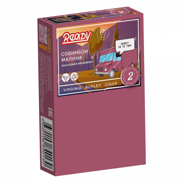 Табак Ready - Wine Trip (Smoky Trip №2) (Белое Вино Совиньон Блан, Малина, 25 грамм) купить в Барнауле