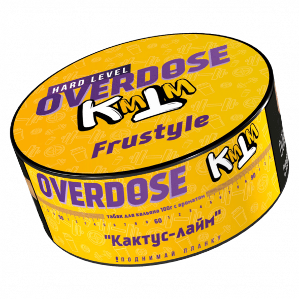 Табак Overdose - Frustyle (Кактус-Лайм, 100 грамм) купить в Барнауле