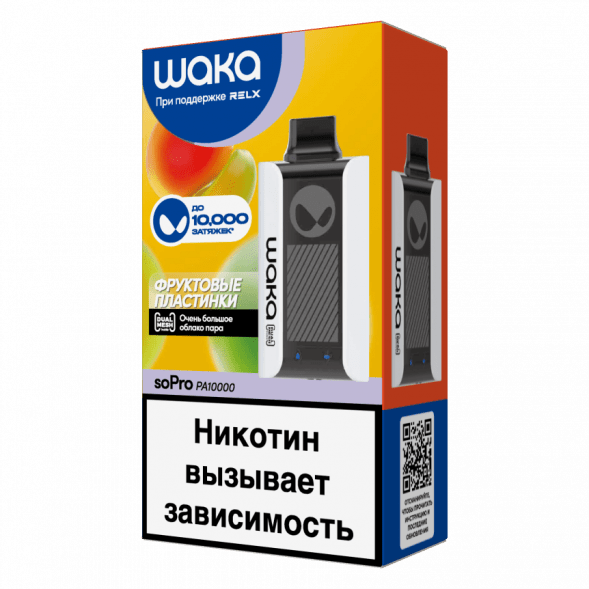 WAKA - Фруктовые Пластинки (10000 затяжек) купить в Барнауле