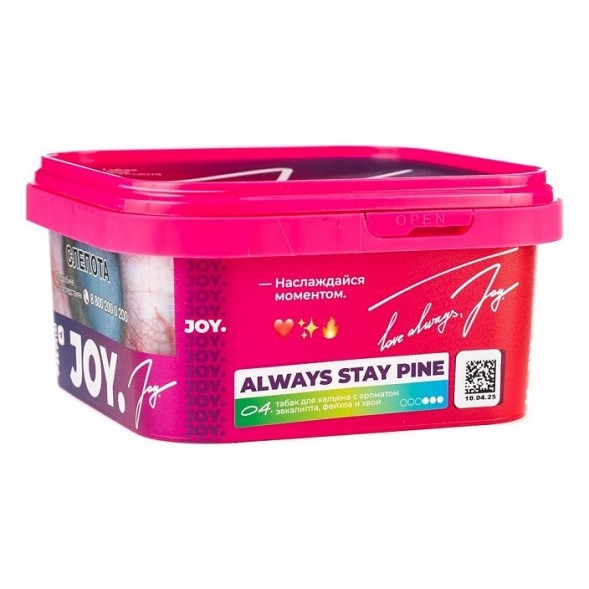 Табак Joy - Always Stay Pine (Эвкалипт, Фейхоа и Хвоя, 200 грамм) купить в Барнауле