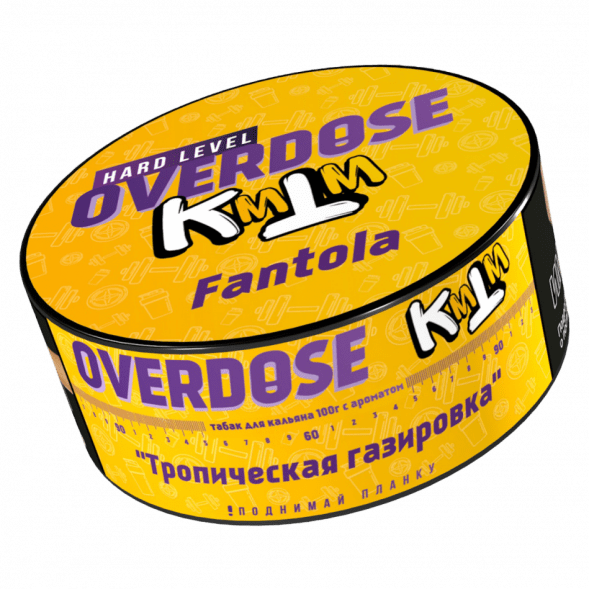 Табак Overdose - Fantola (Тропическая Газировка, 100 грамм) купить в Барнауле