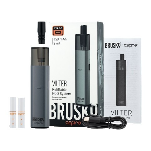 Электронная сигарета Brusko - Vilter (Чёрный) купить в Барнауле