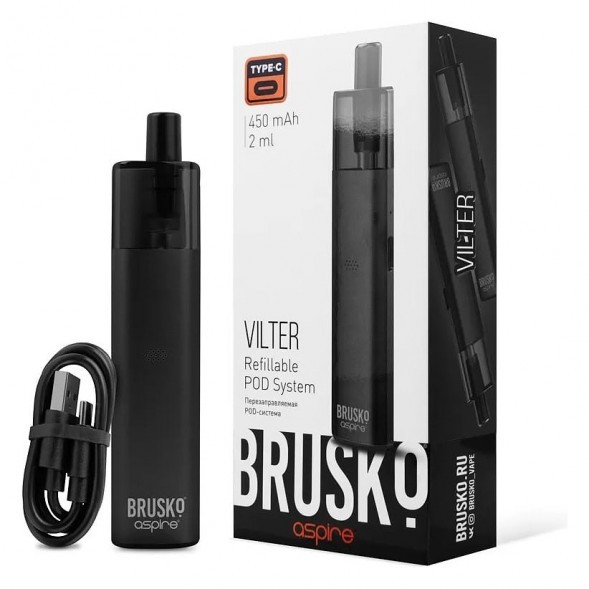 Электронная сигарета Brusko - Vilter (Чёрный) купить в Барнауле