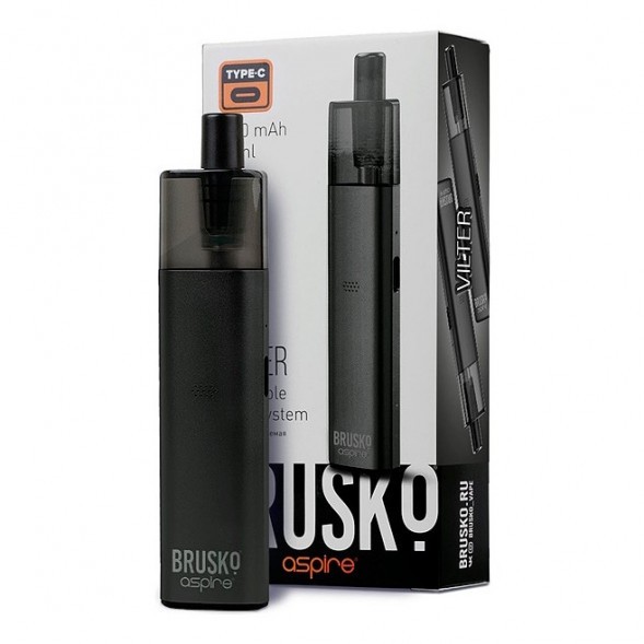 Электронная сигарета Brusko - Vilter (Чёрный) купить в Барнауле