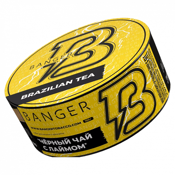 Табак Banger - Brazilian Tea (Чёрный Чай с Лаймом, 100 грамм) купить в Барнауле