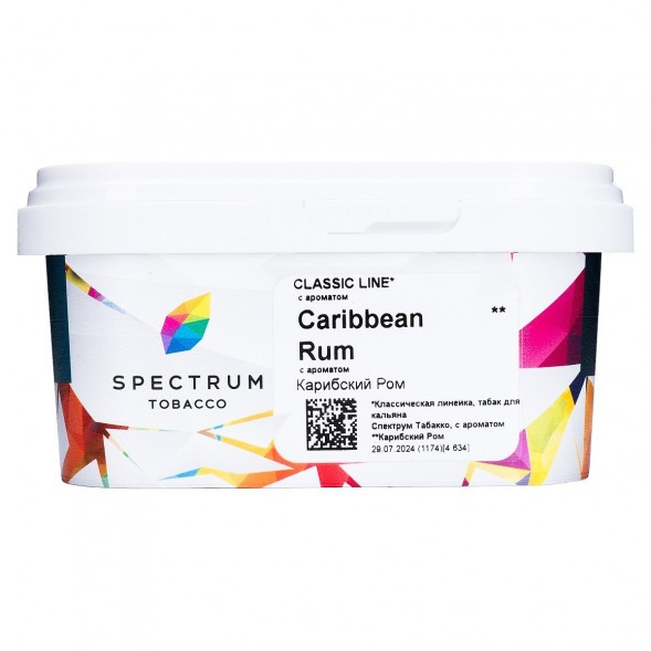 Табак Spectrum - Caribbean Rum (Карибский Ром, 200 грамм) купить в Барнауле