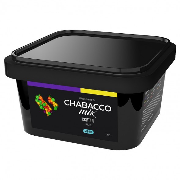 Смесь Chabacco MIX MEDIUM - Skittle (Скиттл, 200 грамм) купить в Барнауле