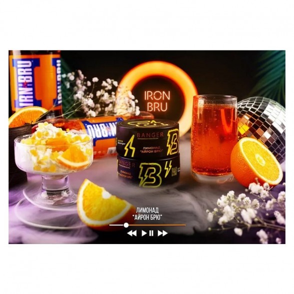 Табак Banger - Iron Bru (Лимонад Айрон Брю, 100 грамм) купить в Барнауле