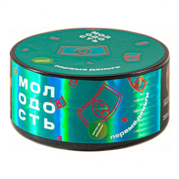 Табак Молодость - Первые Деньги (Вишнёвая Кола, 25 грамм) купить в Барнауле