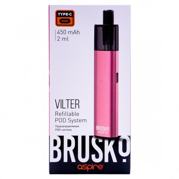 Электронная сигарета Brusko - Vilter (Розовый) купить в Барнауле