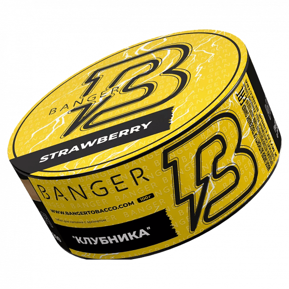 Табак Banger - Strawberry (Клубника, 100 грамм) купить в Барнауле