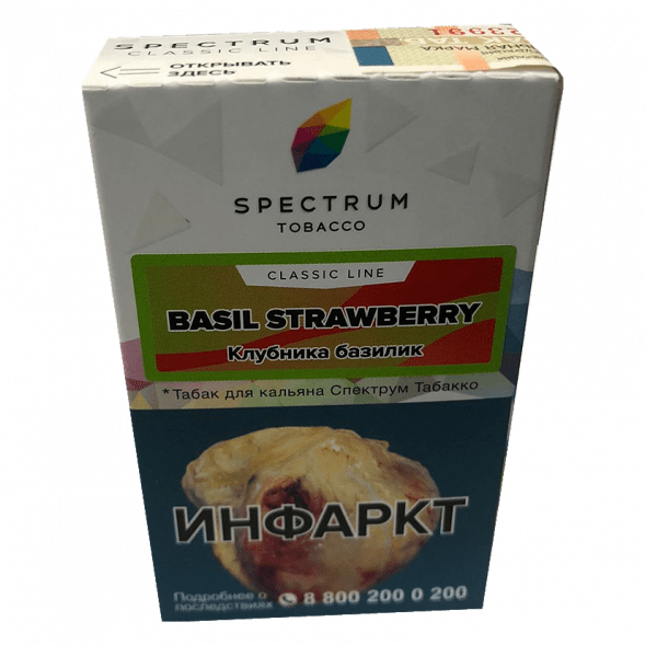 Табак Spectrum - Basil Strawberry (Клубника Базилик, 25 грамм) купить в Барнауле