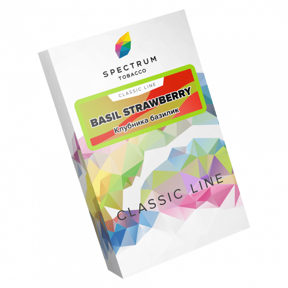 Табак Spectrum - Basil Strawberry (Клубника Базилик, 25 грамм) купить в Барнауле