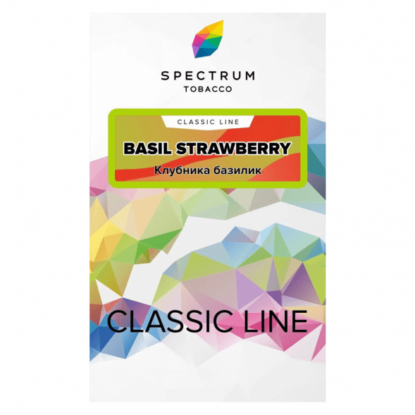 Табак Spectrum - Basil Strawberry (Клубника Базилик, 25 грамм) купить в Барнауле