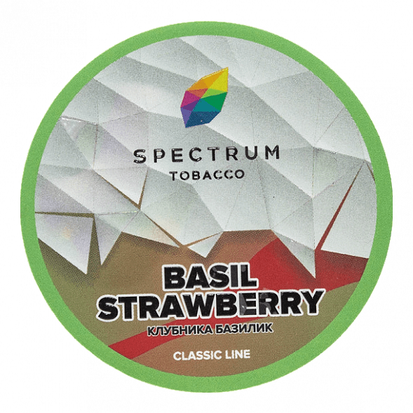 Табак Spectrum - Basil Strawberry (Клубника Базилик, 25 грамм) купить в Барнауле