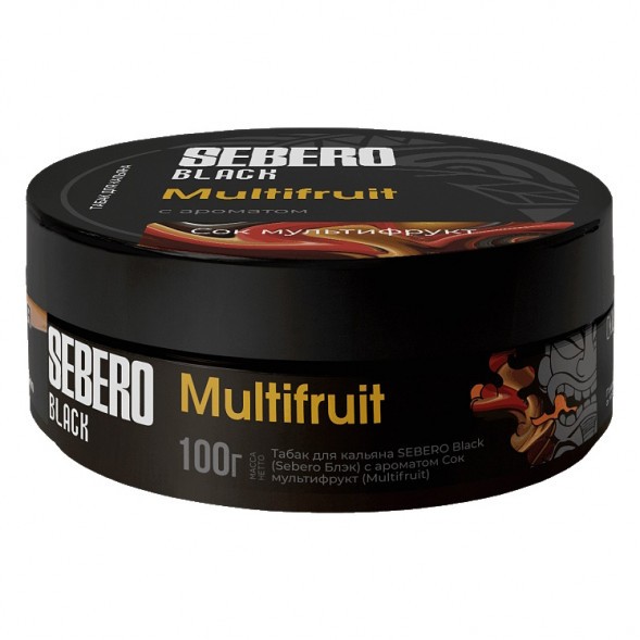 Табак Sebero Black - Multifruit (Сок Мультифрукт, 100 грамм) купить в Барнауле