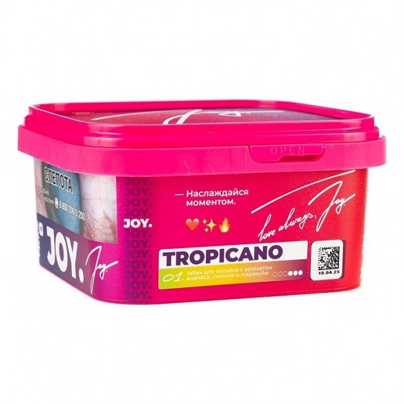 Табак Joy - Tropicano (Ананас, Лимон и Маракуйя, 200 грамм) купить в Барнауле