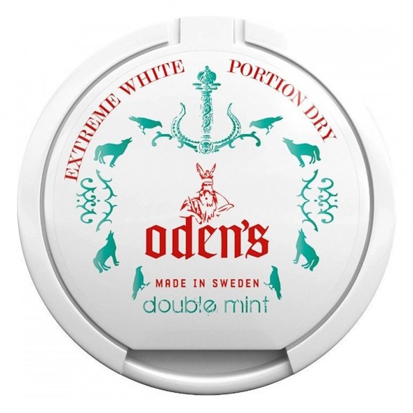 Табак жевательный ODENS - TAR Double Mint Extreme White Dry (16 грамм, Россия) купить в Барнауле