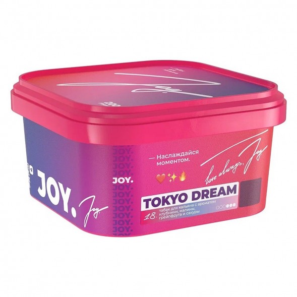 Табак Joy - Tokyo Dream (Клубника, Малина, Грейпфрут и Сакура, 200 грамм) купить в Барнауле