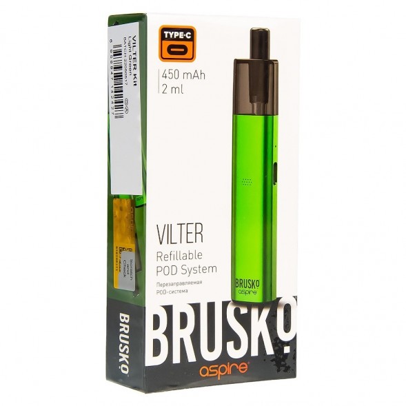 Электронная сигарета Brusko - Vilter (Светло-Зелёный) купить в Барнауле