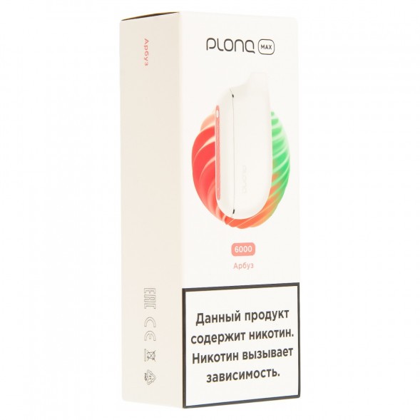 PLONQ MAX - Арбуз (6000 затяжек) купить в Барнауле