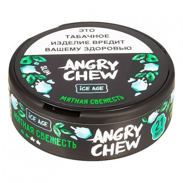 Табак жевательный Angry Chew Slim Medium - Мятная Свежесть (12 грамм) купить в Барнауле