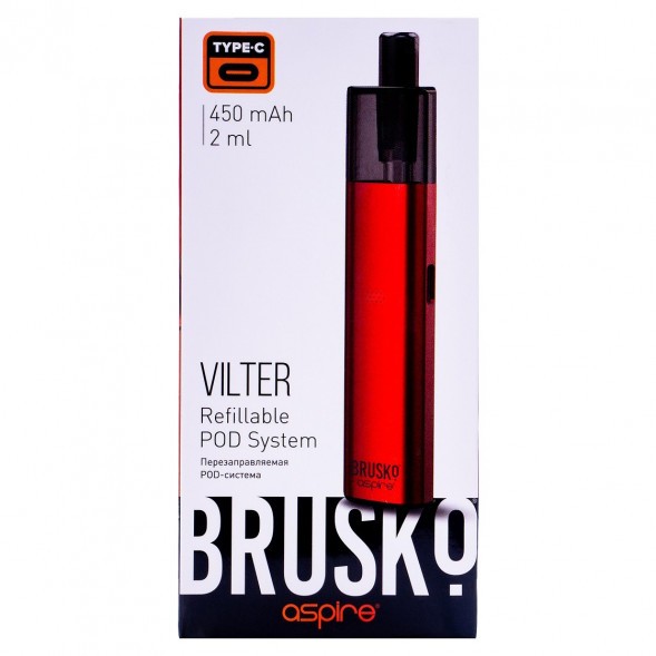 Электронная сигарета Brusko - Vilter (Красный) купить в Барнауле