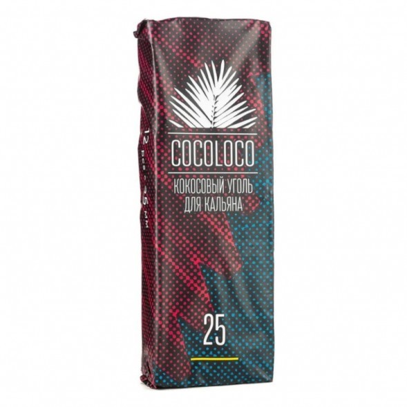 Уголь CocoLoco (25 мм, 12 кубиков) купить в Барнауле