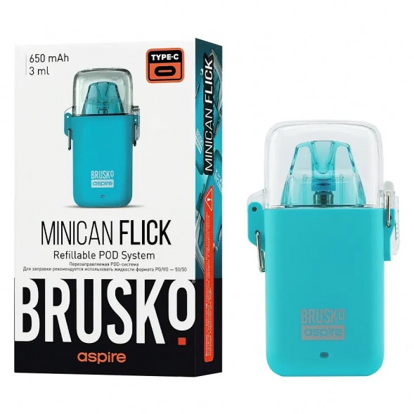 Электронная сигарета Brusko - Minican Flick (Голубой) купить в Барнауле