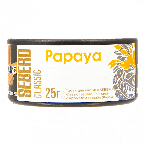 Табак Sebero - Papaya (Папайя, 25 грамм) купить в Барнауле