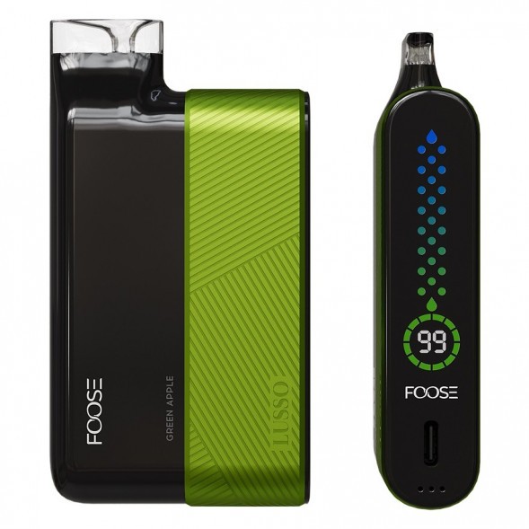 FOOSE LUSSO - Зелёное Яблоко (Green Apple, 10000 затяжек) купить в Барнауле