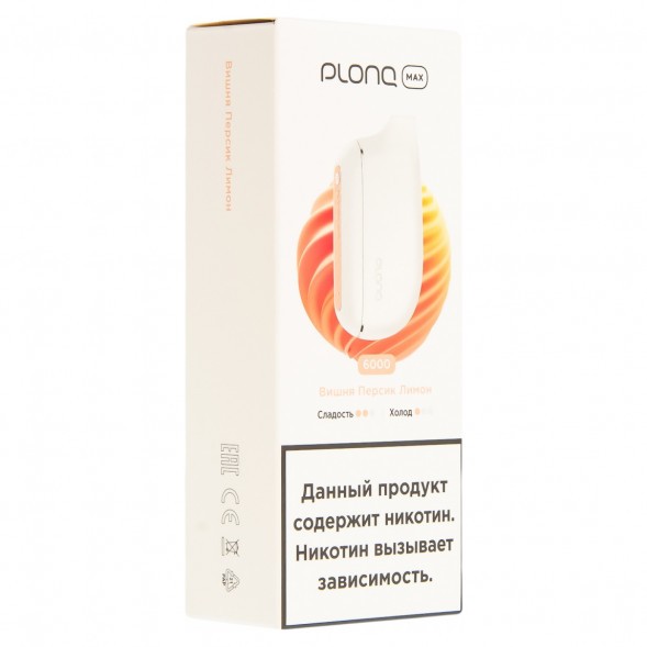 PLONQ MAX - Вишня Персик Лимон (6000 затяжек) купить в Барнауле