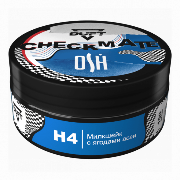 Табак Duft Checkmate - H4 Милкейк с ягодами Асаи (100 грамм) купить в Барнауле