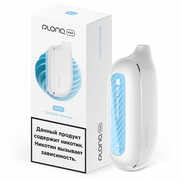 PLONQ MAX - Голубой Лимонад (6000 затяжек) купить в Барнауле
