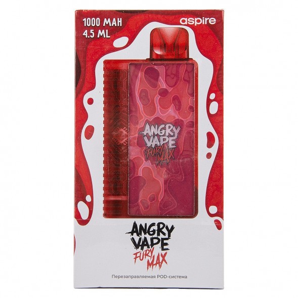 Электронная сигарета Brusko - Angry Vape Fury Max (Красный) купить в Барнауле
