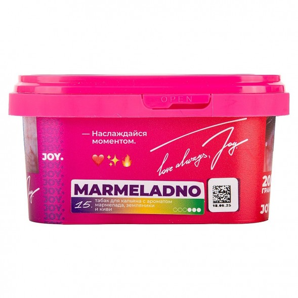 Табак Joy - Marmeladno (Мармелад, Земляника и Киви, 200 грамм) купить в Барнауле