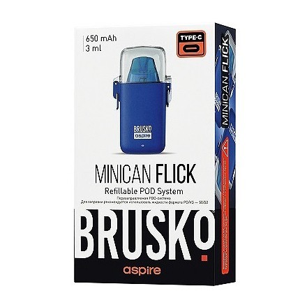Электронная сигарета Brusko - Minican Flick (Синий) купить в Барнауле