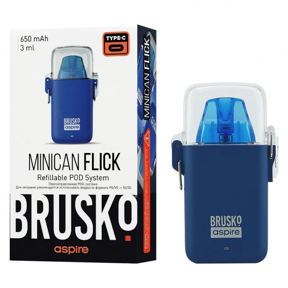 Электронная сигарета Brusko - Minican Flick (Синий) купить в Барнауле