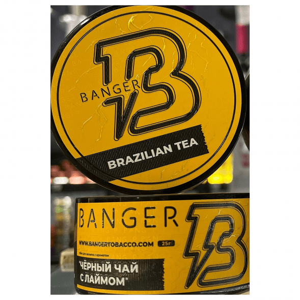 Табак Banger - Brazilian Tea (Чёрный Чай с Лаймом, 25 грамм) купить в Барнауле