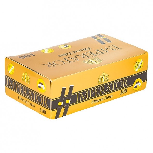 Гильзы сигаретные Imperator - Black Carbon Gold (84х20 мм, 100 шт.) купить в Барнауле