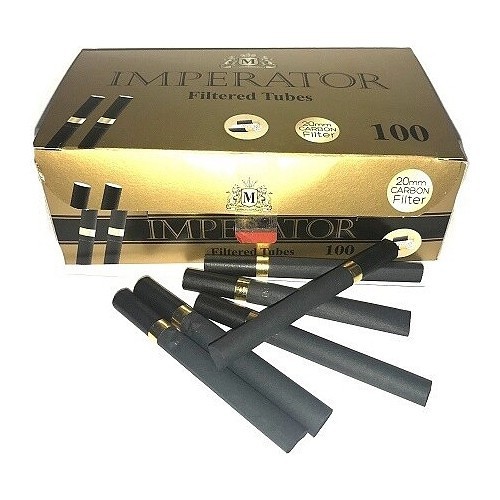 Гильзы сигаретные Imperator - Black Carbon Gold (84х20 мм, 100 шт.) купить в Барнауле