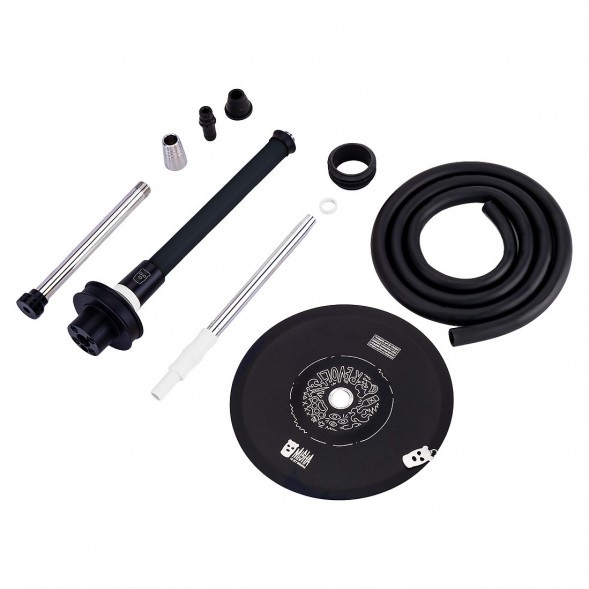 Кальян MISHA Rebel - Revolt Moon Black (Чёрный Белый, Без Колбы) купить в Барнауле