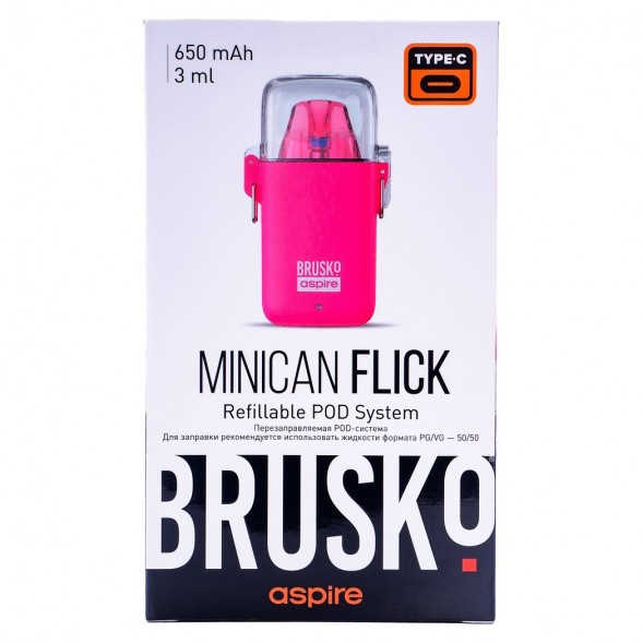 Электронная сигарета Brusko - Minican Flick (Розовый) купить в Барнауле