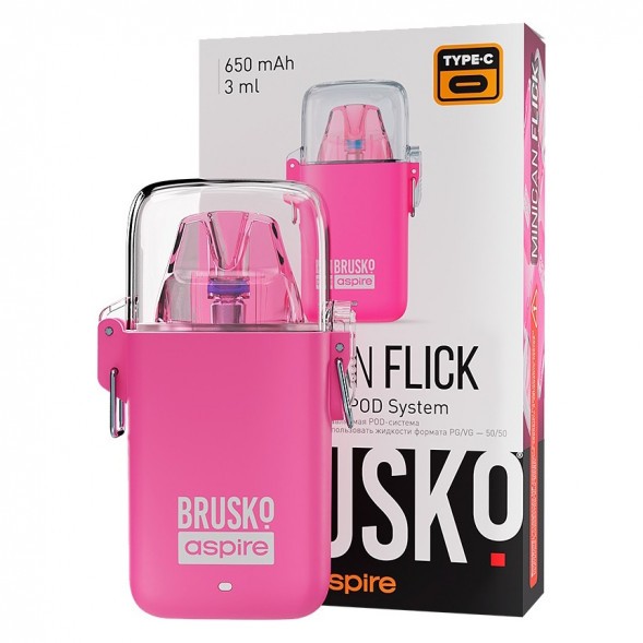 Электронная сигарета Brusko - Minican Flick (Розовый) купить в Барнауле
