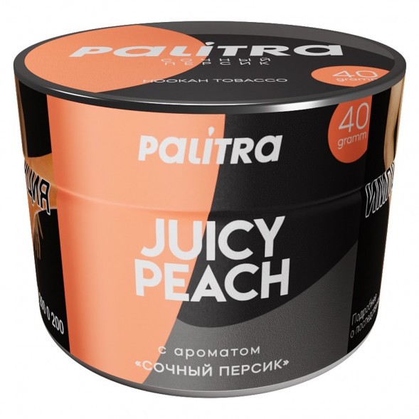 Табак Palitra - Juicy Peach (Сочный Персик, 40 грамм) купить в Барнауле