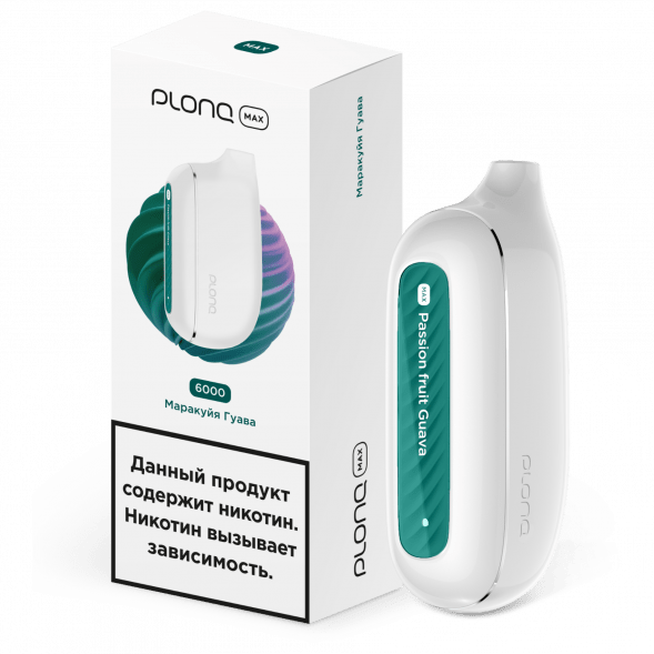 PLONQ MAX - Гуава Маракуйя (6000 затяжек) купить в Барнауле